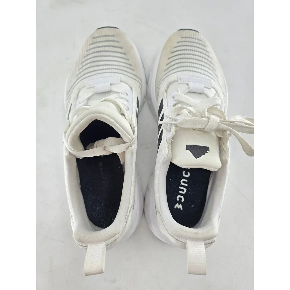 Adidas EQ21 Run Running Shoes Mens 7 White Black IG7294 - Good